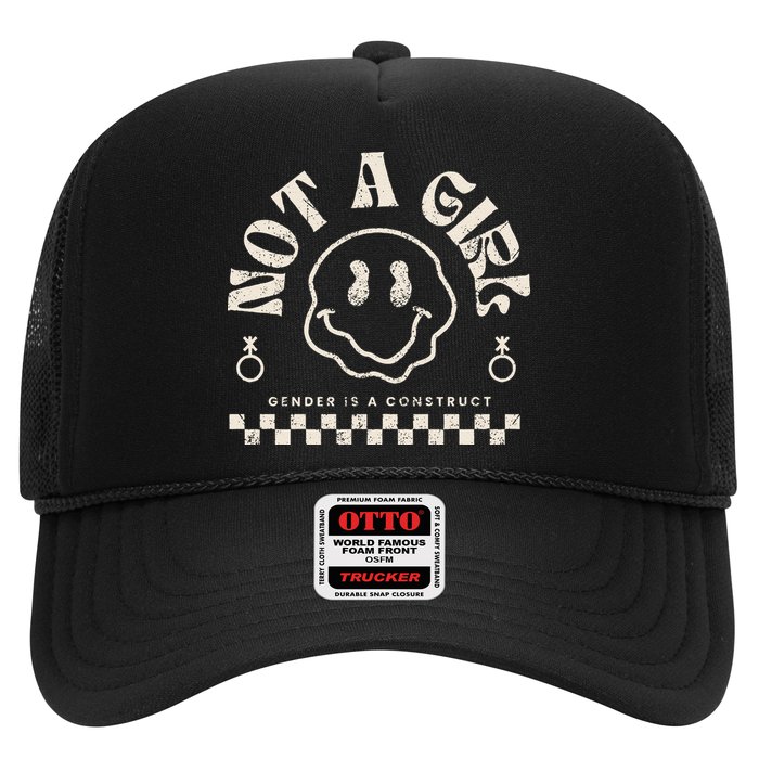 Not A Girl Non Binary  Gender Is A Construct Trucker Hat