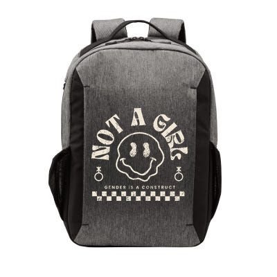 Not A Girl Non Binary  Gender Is A Construct Vector Backpack