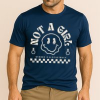 Not A Girl Non Binary  Gender Is A Construct Performance Shirt