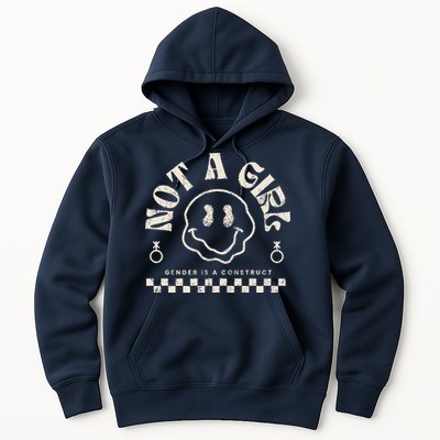 Not A Girl Non Binary  Gender Is A Construct Hoodie