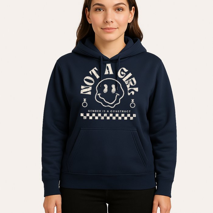 Not A Girl Non Binary  Gender Is A Construct Hoodie