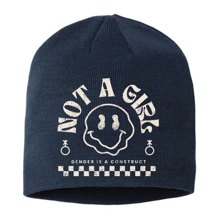 Not A Girl Non Binary  Gender Is A Construct Sustainable Beanie