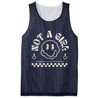 Not A Girl Non Binary  Gender Is A Construct Mesh Reversible Basketball Jersey Tank