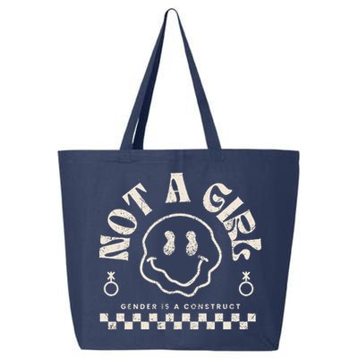 Not A Girl Non Binary  Gender Is A Construct 25L Jumbo Tote