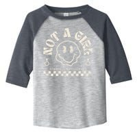 Not A Girl Non Binary  Gender Is A Construct Toddler Fine Jersey T-Shirt