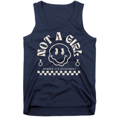 Not A Girl Non Binary  Gender Is A Construct Tank Top