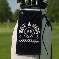 Not A Girl Non Binary  Gender Is A Construct Golf Towel