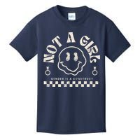 Not A Girl Non Binary  Gender Is A Construct Kids T-Shirt