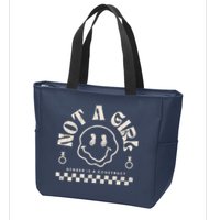 Not A Girl Non Binary  Gender Is A Construct Zip Tote Bag