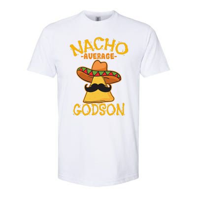 Nacho Average Godson Male Godchild Cinco De Mayo Party Softstyle CVC T-Shirt