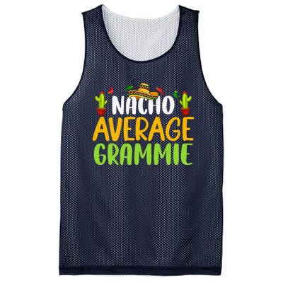 Nacho Average Grammie Cinco De Mayo Mexican Matching Family Mesh Reversible Basketball Jersey Tank