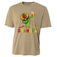 Nacho Average Grandpa Fiesta Cinco De Mayo Cactus Mariachi Cooling Performance Crew T-Shirt