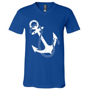 Nautical Anchor Great Gift V-Neck T-Shirt