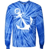 Nautical Anchor Great Gift Tie-Dye Long Sleeve Shirt