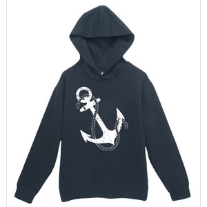 Nautical Anchor Great Gift Urban Pullover Hoodie