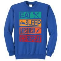 Nurse Anesthetisfunny Gift Eat Sleep Anesthesia Nurse Crna Gift Sweatshirt