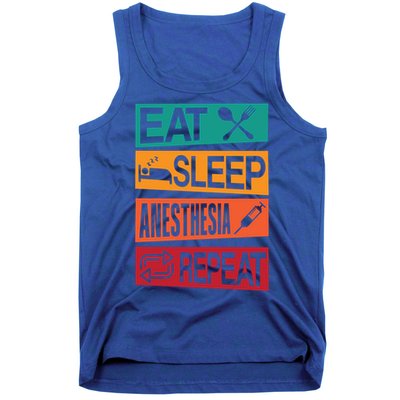 Nurse Anesthetisfunny Gift Eat Sleep Anesthesia Nurse Crna Gift Tank Top