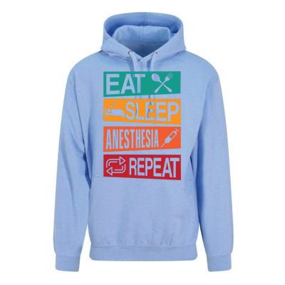 Nurse Anesthetisfunny Gift Eat Sleep Anesthesia Nurse Crna Gift Unisex Surf Hoodie