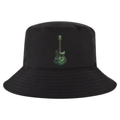 Nature Acoustic Guitar Forest Landscape Cool Comfort Performance Bucket Hat