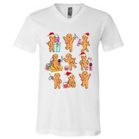 Nail Art Gift V-Neck T-Shirt