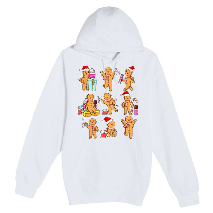 Nail Art Gift Premium Pullover Hoodie