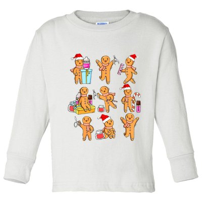 Nail Art Gift Toddler Long Sleeve Shirt