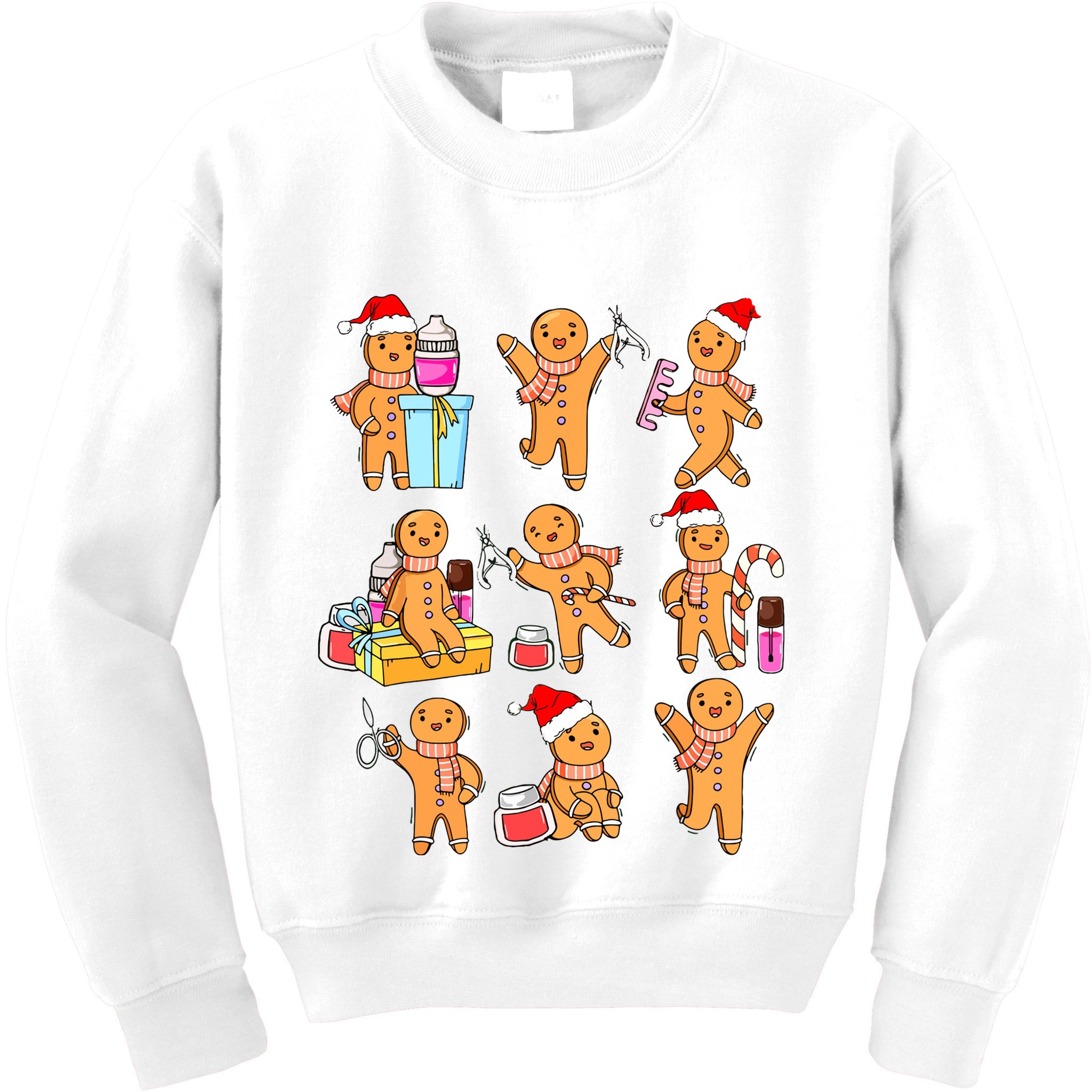 Nail Art Gift Kids Sweatshirt