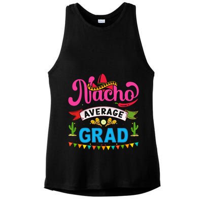 Nacho Average Grad Cinco De Mayo Ladies PosiCharge Tri-Blend Wicking Tank