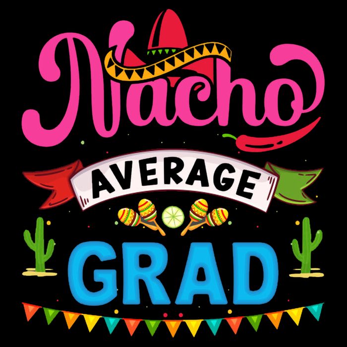 Nacho Average Grad Cinco De Mayo USA-Made Doggie Bandana