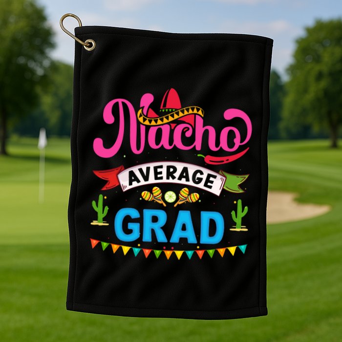 Nacho Average Grad Cinco De Mayo Golf Towel