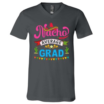 Nacho Average Grad Cinco De Mayo V-Neck T-Shirt