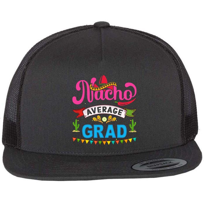 Nacho Average Grad Cinco De Mayo Flat Bill Trucker Hat