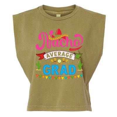 Nacho Average Grad Cinco De Mayo Garment-Dyed Women's Muscle Tee