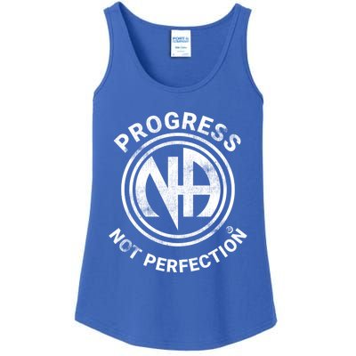 Narcotics Anonymous Gift Progress Not Perfection Aa Na Gift Ladies Essential Tank