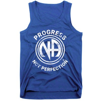 Narcotics Anonymous Gift Progress Not Perfection Aa Na Gift Tank Top