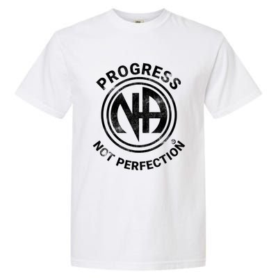 Narcotics Anonymous Gift Progress Not Perfection Aa Na Gift Garment-Dyed Heavyweight T-Shirt