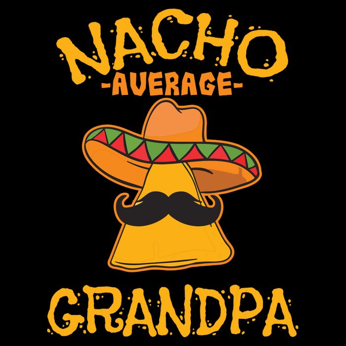 Nacho Average Grandpa Mexican Dish Granddad Cinco De Mayo 16 in Basic Backpack