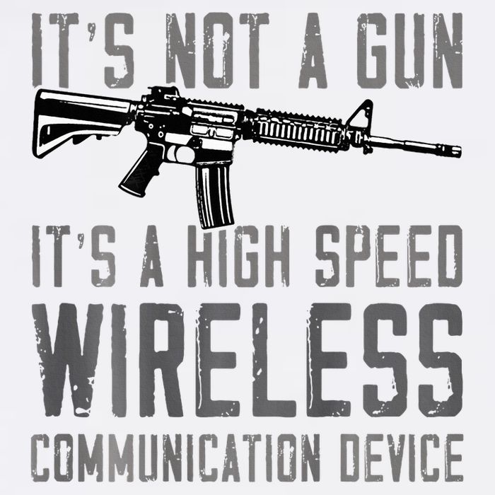 Not A Gun ItS A High Speed Wireless Communication Device Poster