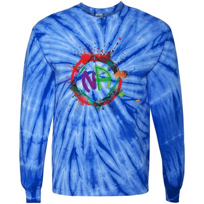 Narcotics Anonymous Gift Sobriety Funny Gift Logo Aa Na Cool Gift Tie-Dye Long Sleeve Shirt