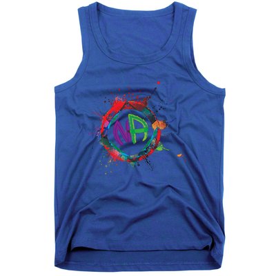 Narcotics Anonymous Gift Sobriety Funny Gift Logo Aa Na Cool Gift Tank Top