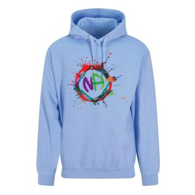 Narcotics Anonymous Gift Sobriety Funny Gift Logo Aa Na Cool Gift Unisex Surf Hoodie