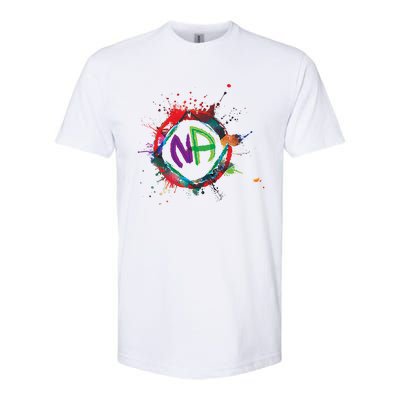 Narcotics Anonymous Gift Sobriety Funny Gift Logo Aa Na Cool Gift Softstyle CVC T-Shirt