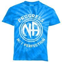 Narcotics Anonymous Gift Progress Not Perfection Aa Na Gift Kids Tie-Dye T-Shirt