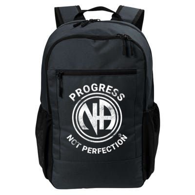 Narcotics Anonymous Gift Progress Not Perfection Aa Na Gift Daily Commute Backpack