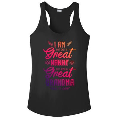 Nanny Aupair Grandma Sitter Gift Ladies PosiCharge Competitor Racerback Tank