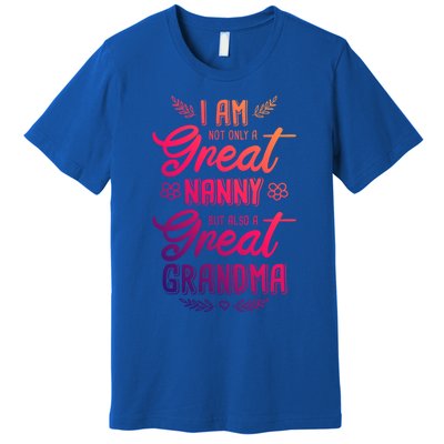 Nanny Aupair Grandma Sitter Gift Premium T-Shirt