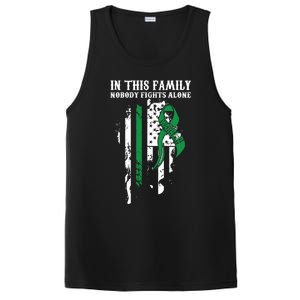 Nobody Alonefunny Gift Traumatic Brain Injury Awareness Ribbon Gift PosiCharge Competitor Tank