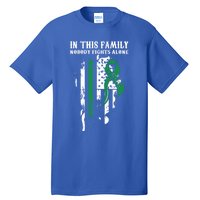 Nobody Alonefunny Gift Traumatic Brain Injury Awareness Ribbon Gift Tall T-Shirt