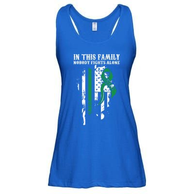 Nobody Alonefunny Gift Traumatic Brain Injury Awareness Ribbon Gift Ladies Essential Flowy Tank