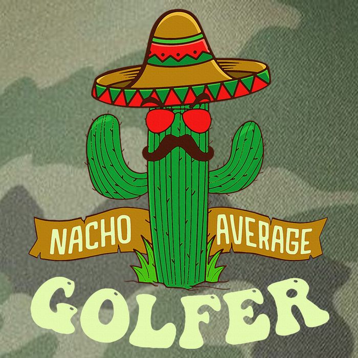 Nacho Average Golfer Tournament Hobby Legacy Tie Dye Trucker Hat